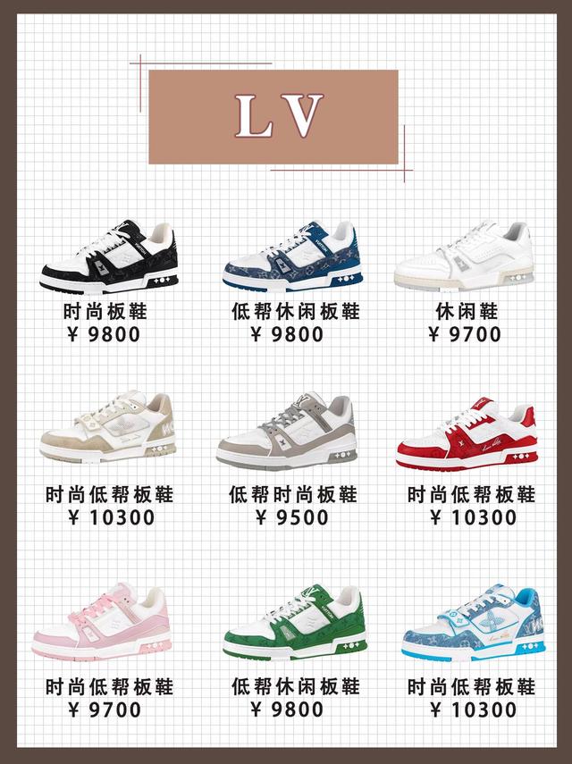 lv鞋子trainer（lv鞋子所有款）